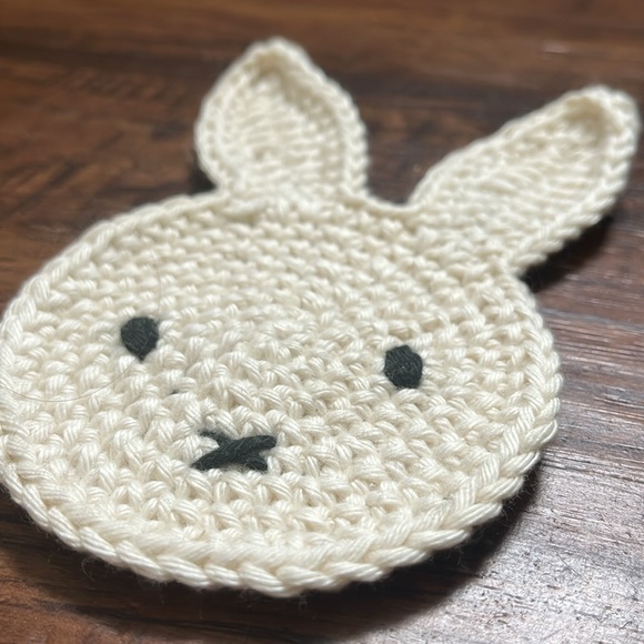 NWOT handmade miffy crochet coaster - Picture 2 of 3